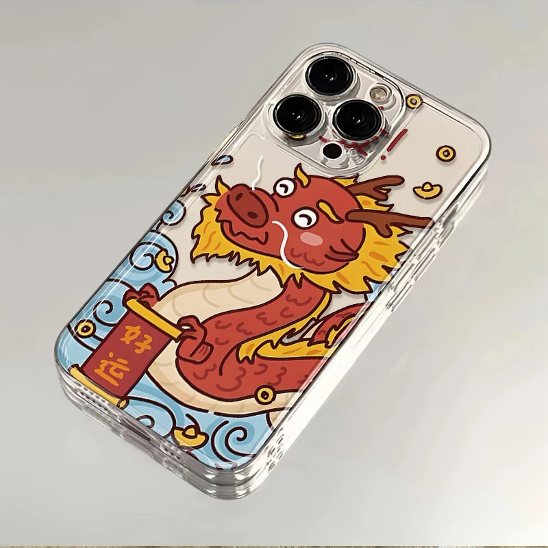 好运发苹果15华为P60荣耀90小米OPPO/VIVO透明iPhone三星手机壳XR