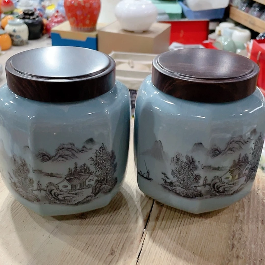 【闪购商品】罐陶瓷茶叶罐密封罐