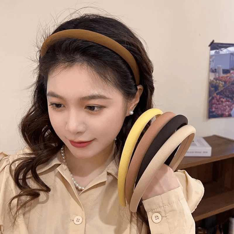 法式优雅高级感小清新细边简约压发洗脸头箍