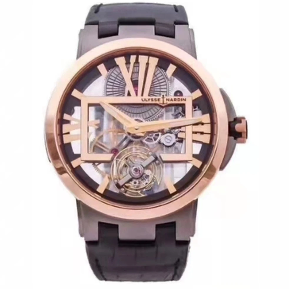 99新 Ulysse Nardin/雅典 老佛爷/雅典陀飞轮/手动机械/单表/45mm