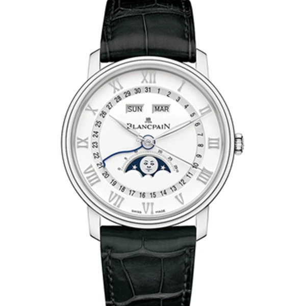 99新 老佛爷特价表/宝珀经典6654/自动机械/21年全套/40mm