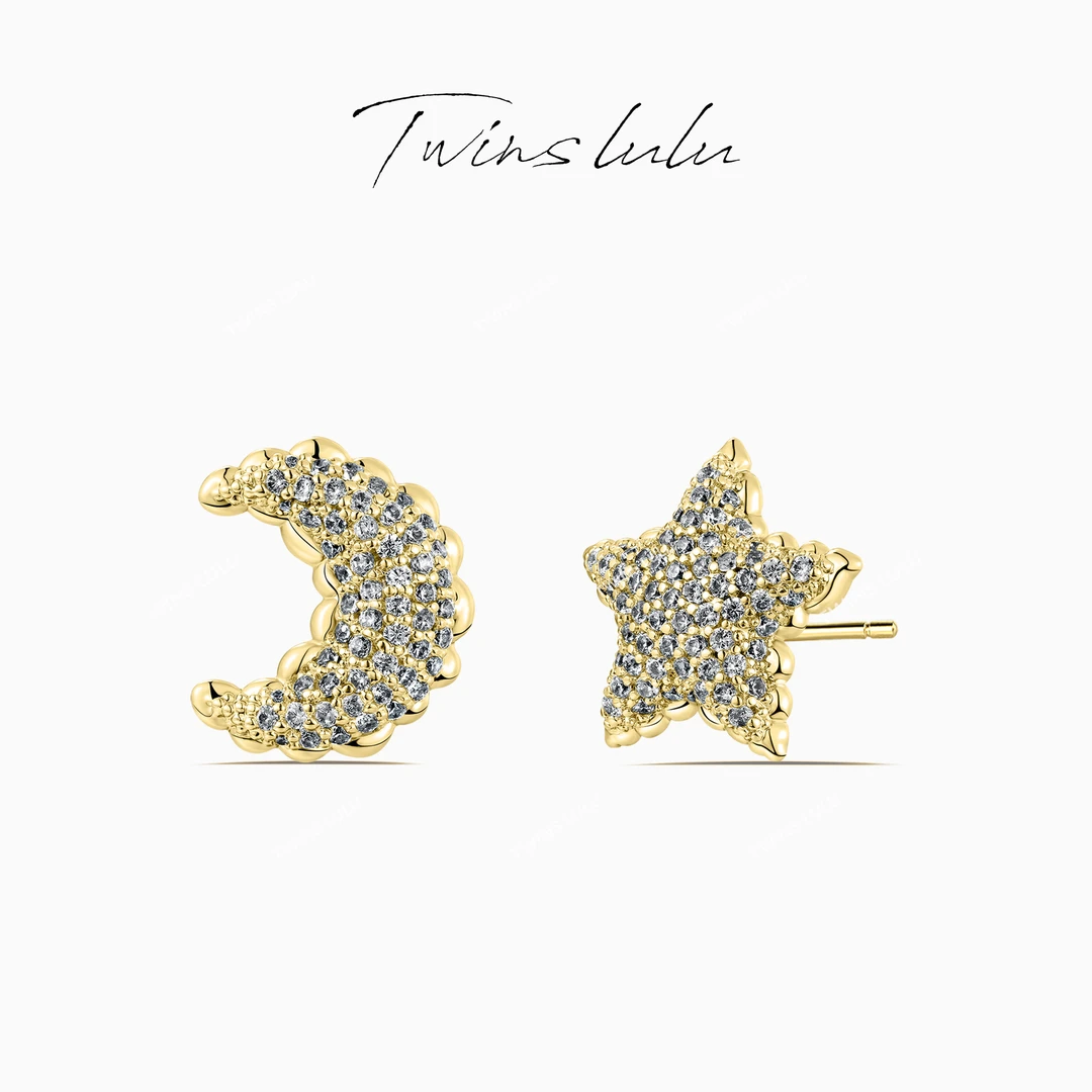 TWINS LULU 镀k金 【官方正品】时尚优雅安然星空耳环TSL2103