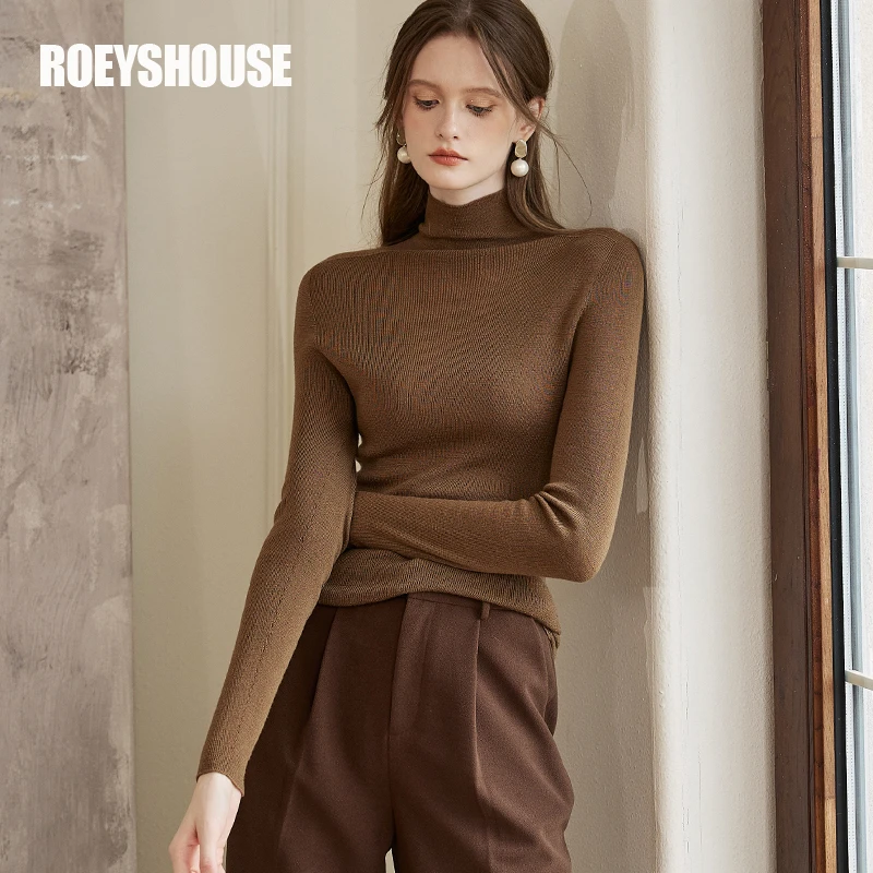 【诗蝶专属】罗衣气质百搭秋冬修身毛衣09686（机洗请套洗衣袋）