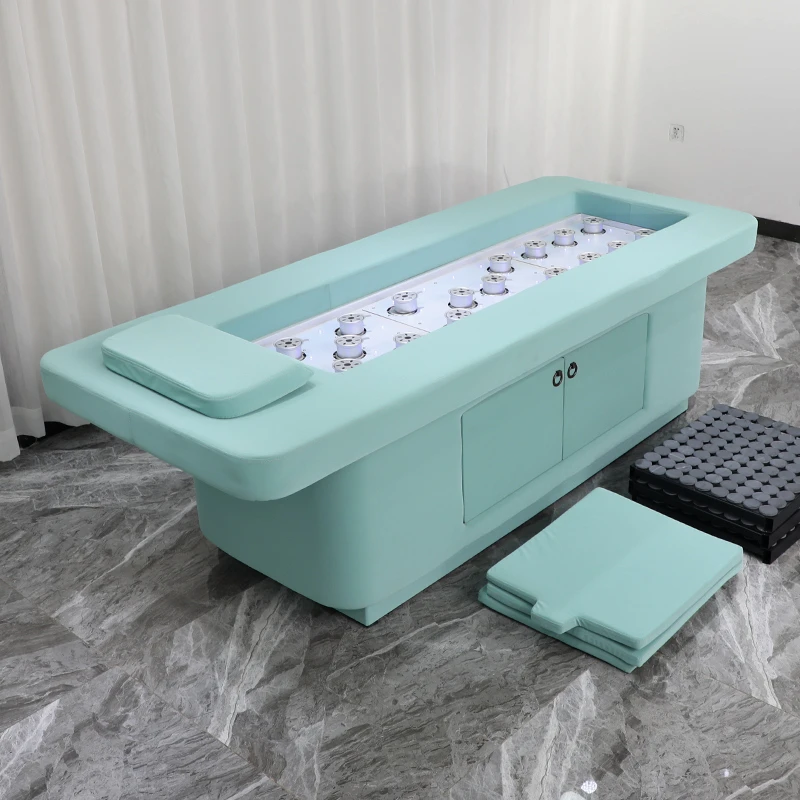 无烟全身艾灸理疗床电加热艾灸床推拿美容院药熏发汗床