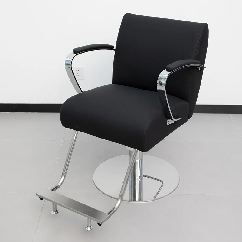 JUSHI/崛仕简约美发椅子发廊专用剪发椅升降旋转时尚网红理发店椅