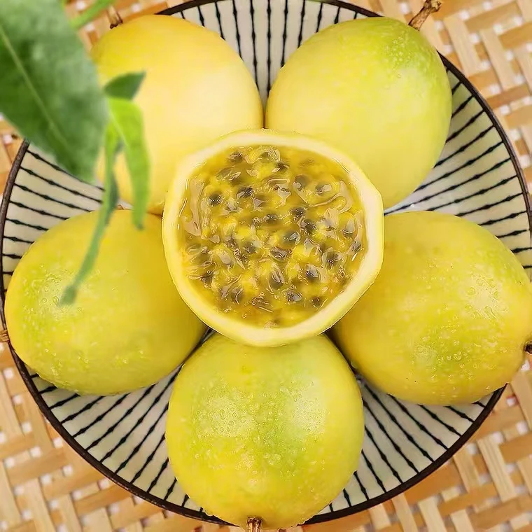 福建钦蜜9号黄金百香果新鲜现摘现发香甜可口产地直发1-5斤包邮