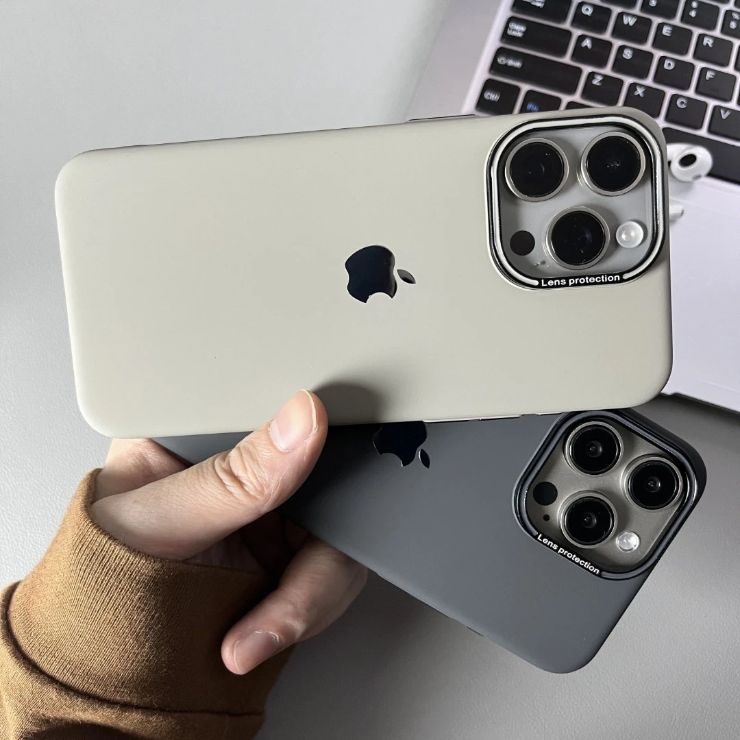 新款适用苹果15promax手机壳简约肤感磨砂iPhone16pro磁吸硬壳14