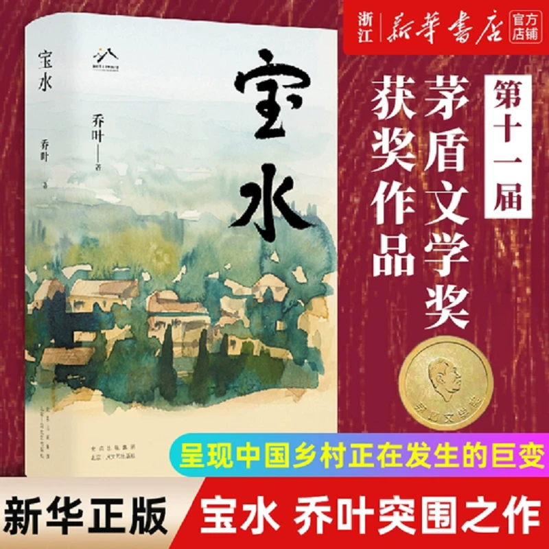 【亲签本】宝水 十一届茅盾文学奖 70后代表作家乔叶长篇突围之作