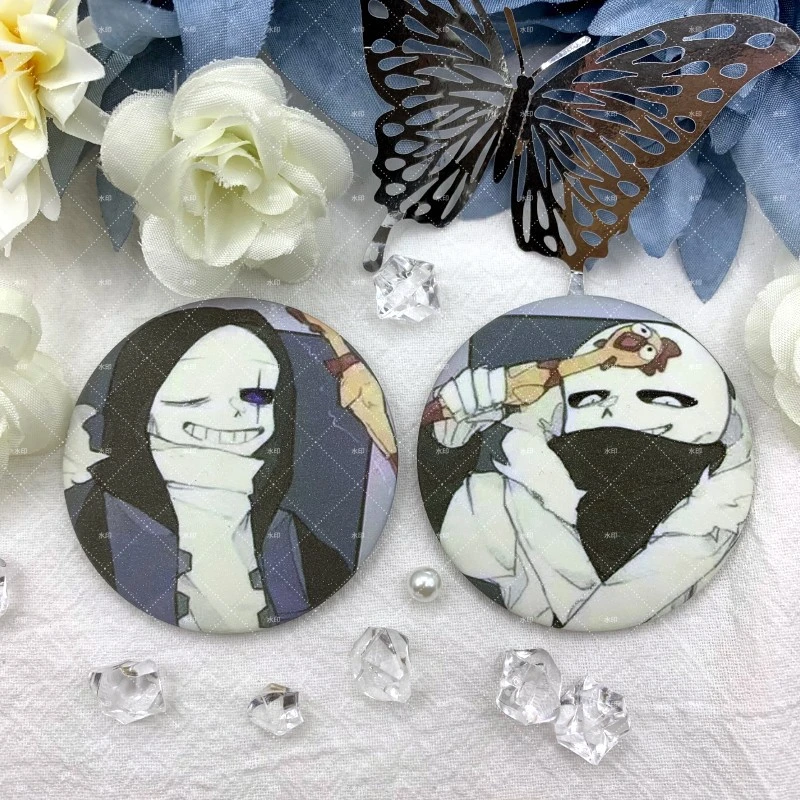 传说之下同人吧唧 undertale周边 ink error徽章 明信片胸针
