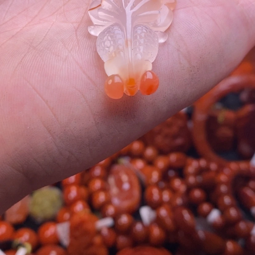 【闪购商品】南红玛瑙年年有余未镶嵌用****3