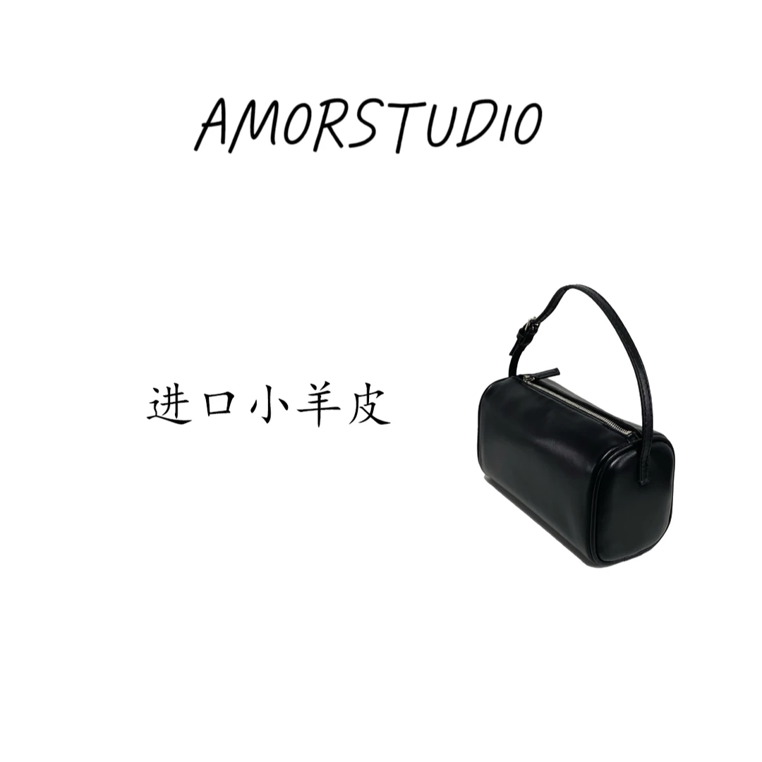 TR笔筒包 全羊皮手包手提包手机包笔筒包【美丽专属】