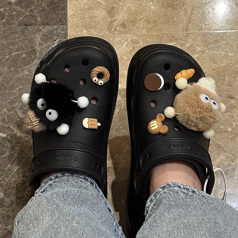 适配卡洛驰洞洞鞋配饰crocs鞋花配件装饰立体卡通鞋扣个性鞋拖diy