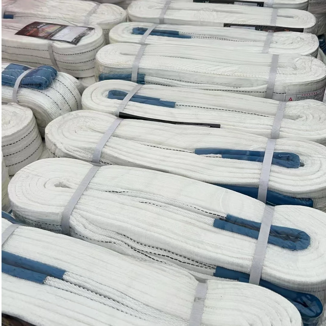 起岳白色四层5T6米拍一发六，10公分宽，四层加厚吊装带