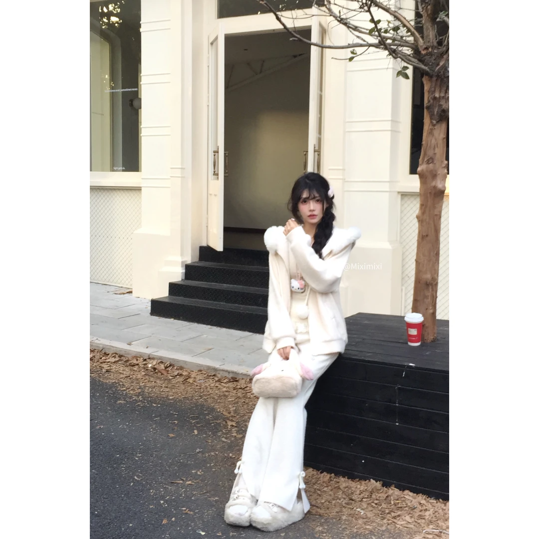 瑞茜·威瑟斯 冰岛雪芙 秋冬休闲显瘦保暖外套外穿休闲裤R6916-1H