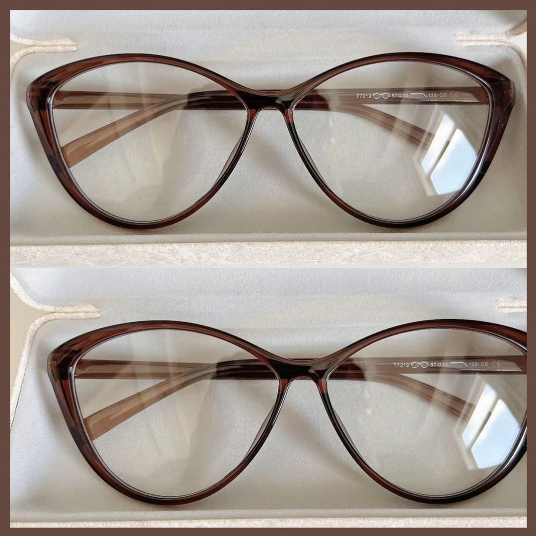 复古大框超轻猫眼近视眼镜女可配有度数防蓝光素颜神器显瘦眼睛