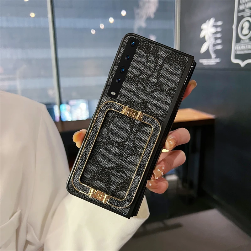 华为mateXS折叠屏手机壳皮质matexs2保护套支架xs2护屏全包防摔潮