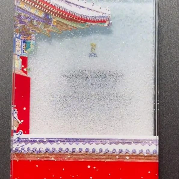 北京文创天坛飘雪磁吸冰箱贴北京纪念品礼物高颜值旅游打卡收藏品