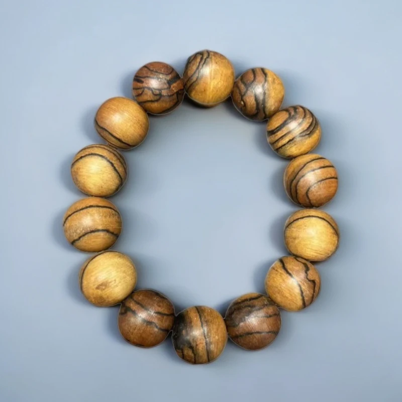 E163柬埔寨留疤16mm文玩手串