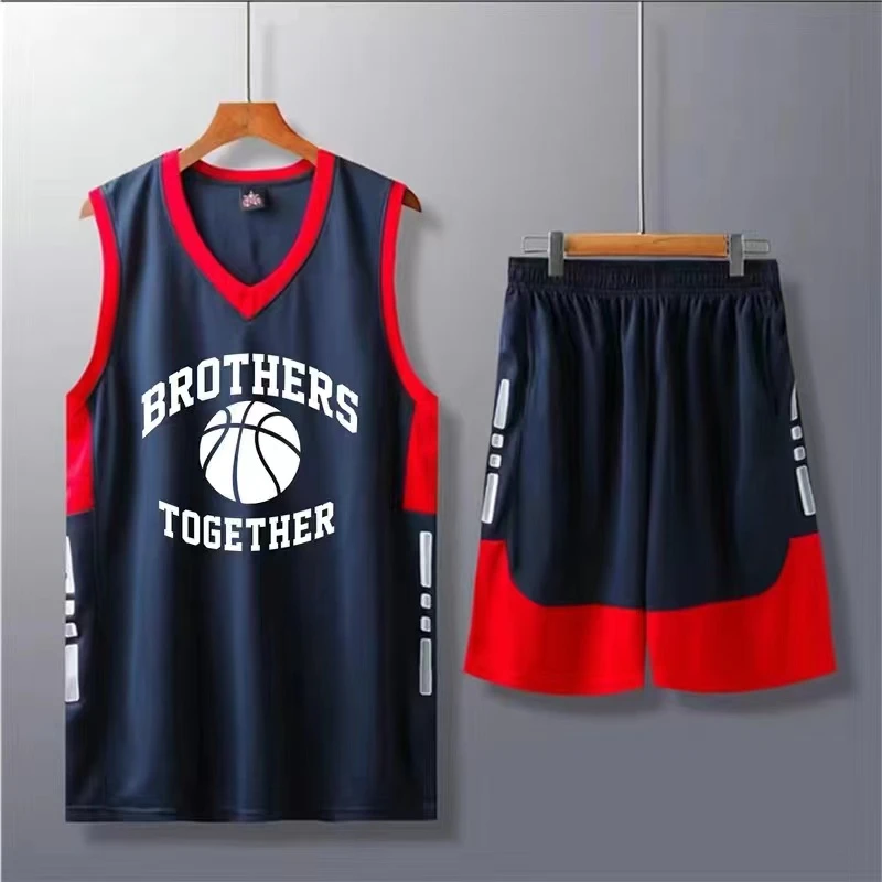 新款篮球服套装男女学生队服班服比赛训练服速干背心团队定制印字