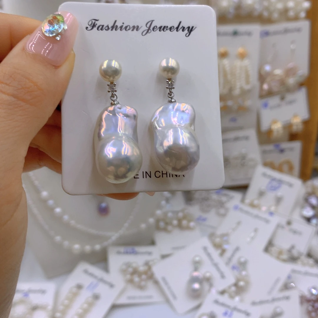 淡水珍珠颈饰银S925镶嵌