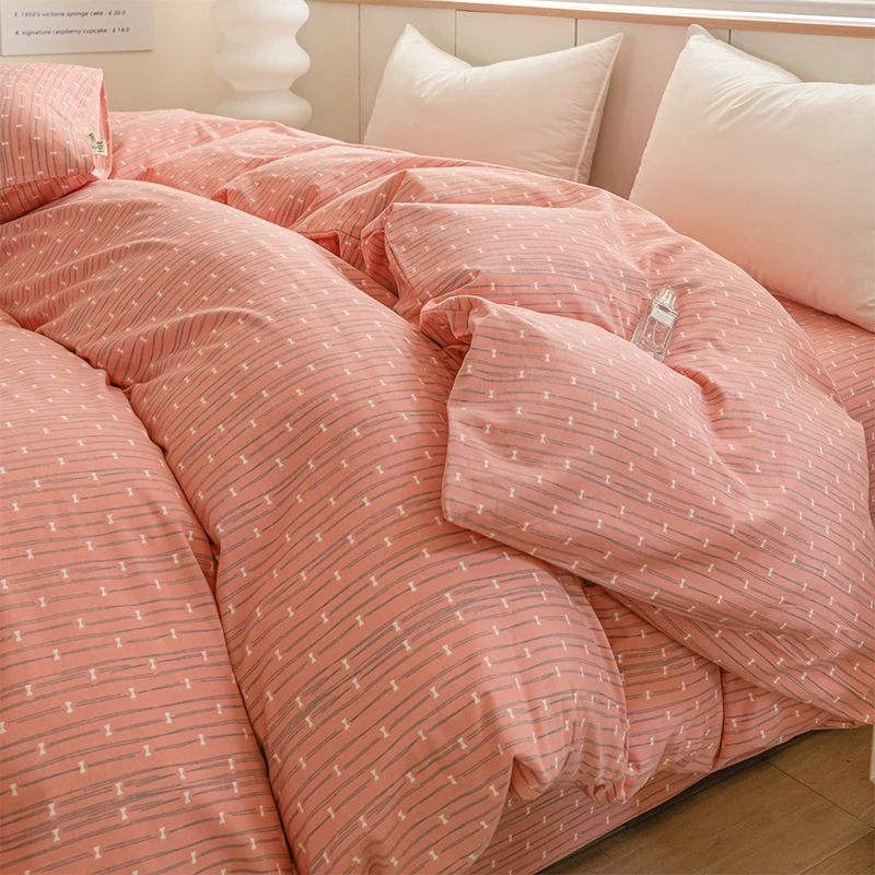 被套100%全棉被罩单件1.5米x2米单人简约单独冬天保暖磨毛被套