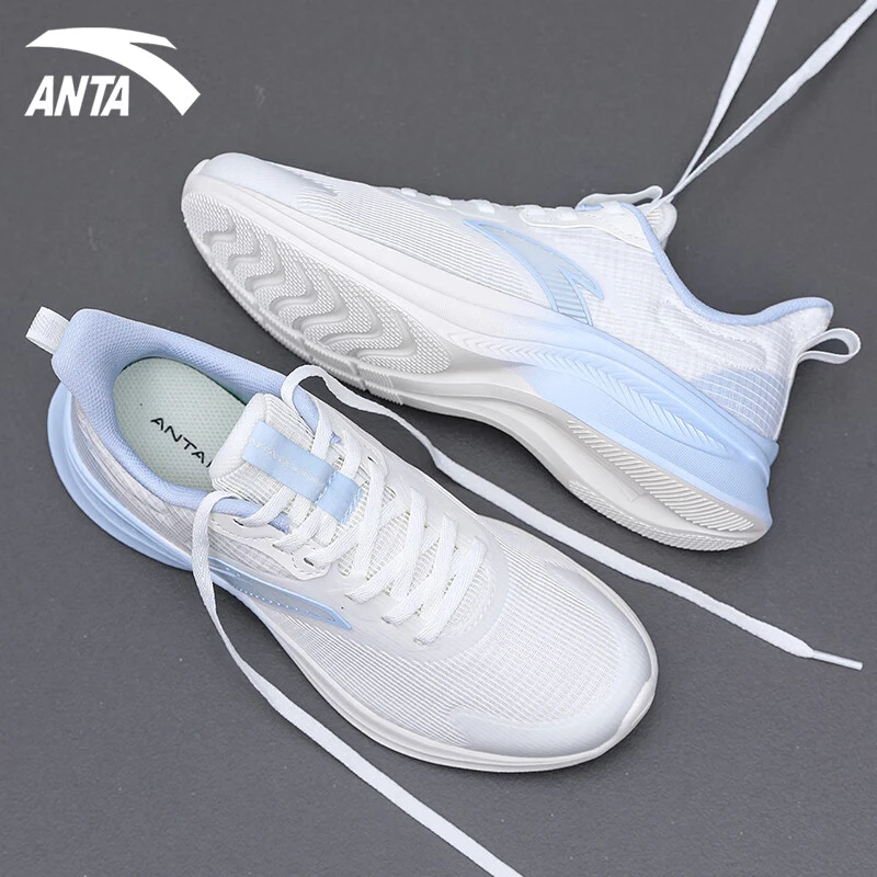 安踏女鞋运动鞋网面正品跑步鞋秋季新款氢跑跑鞋学生休闲鞋子