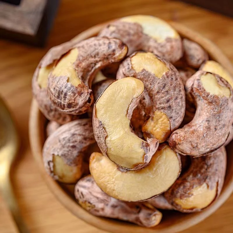 新货带皮腰果新货大颗粒250g1000g孕妇零食坚果休闲原生11g大果鲜