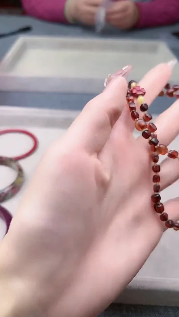 【闪购商品】血珀颈饰未镶嵌多样性发拍一发一