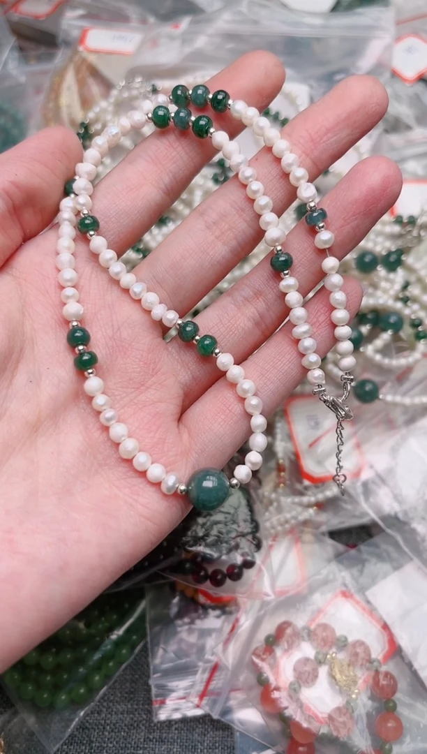 【闪购商品】淡水珍珠颈饰未镶嵌多样性发拍一发一