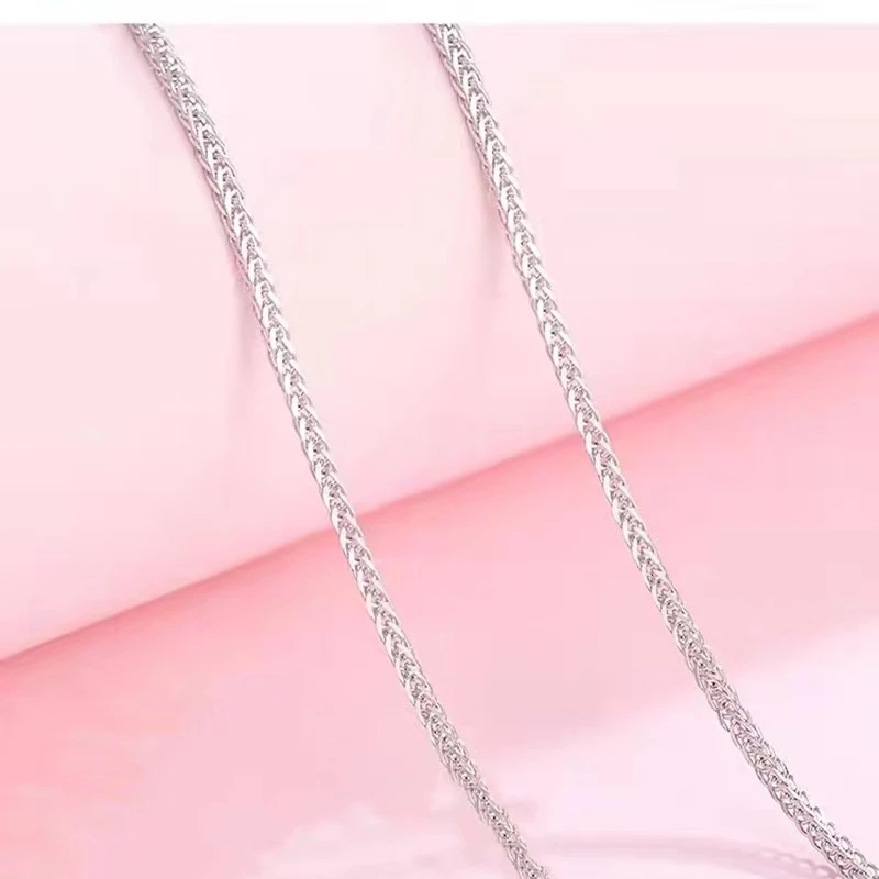 【王姨专属】白肖邦白色 18k金 AU750金 肖邦素链 【克重不足补差价】