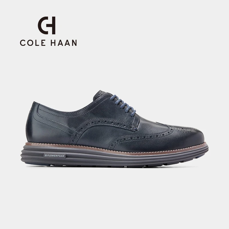 COLEHAAN/歌涵 男士皮鞋 24年春季英伦风布洛克雕花正装鞋C39974