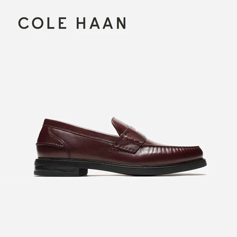 Cole Haan/歌涵男士乐福鞋春季一脚蹬商务皮鞋单鞋百搭休闲C38555