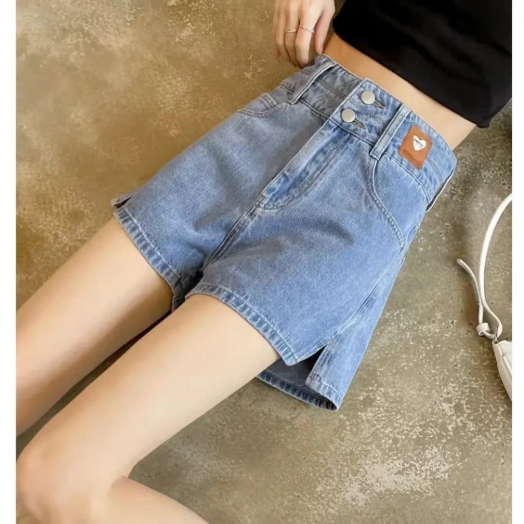 夏季新款牛仔短裤女韩版高腰显瘦2986