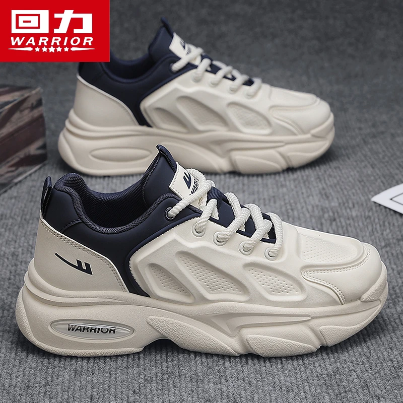 回力男鞋2025新款冬季跑步运动鞋青少年百搭厚底高级感休闲老爹鞋