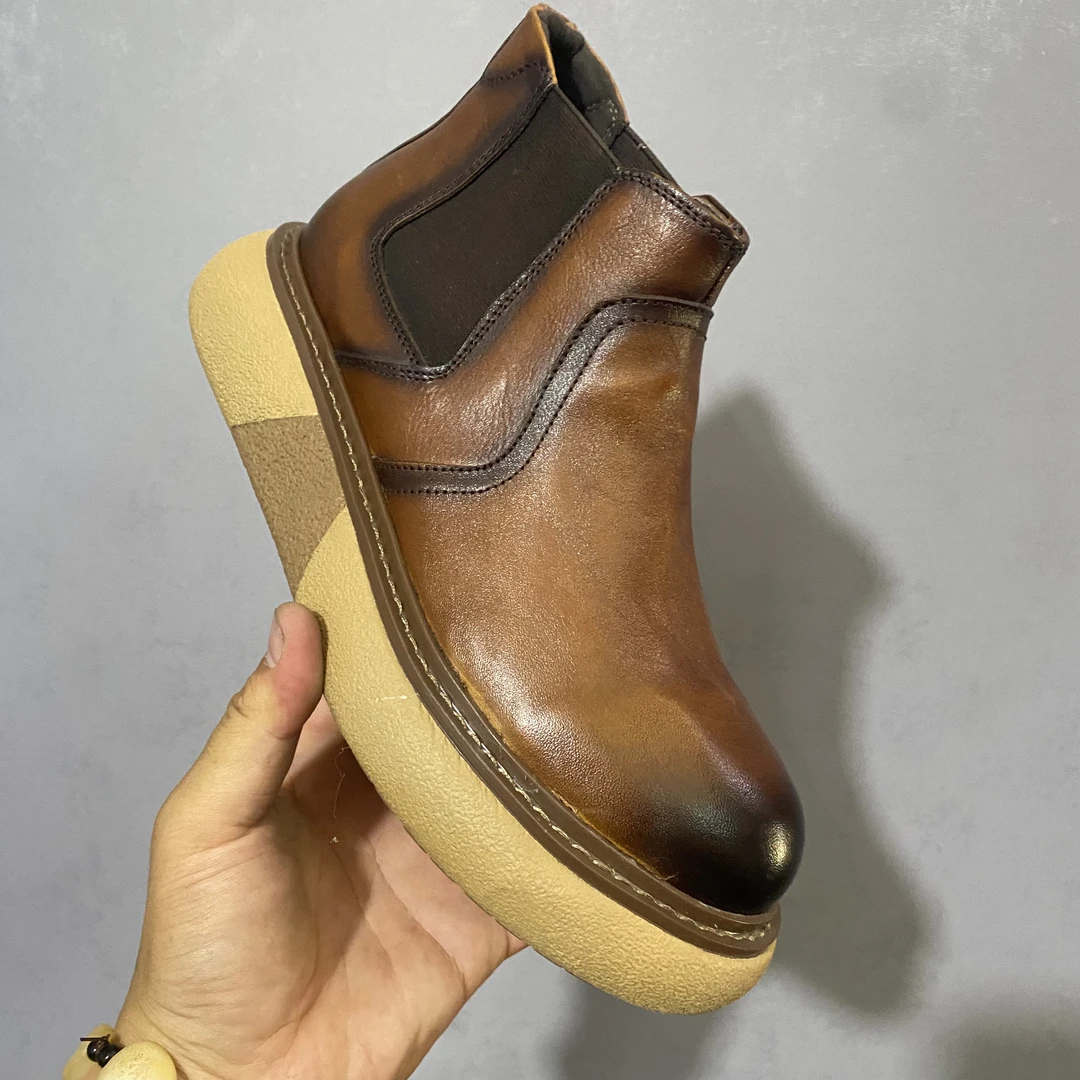 2024新款新疆包邮时尚潮流牛皮鞋男士真皮鞋3581