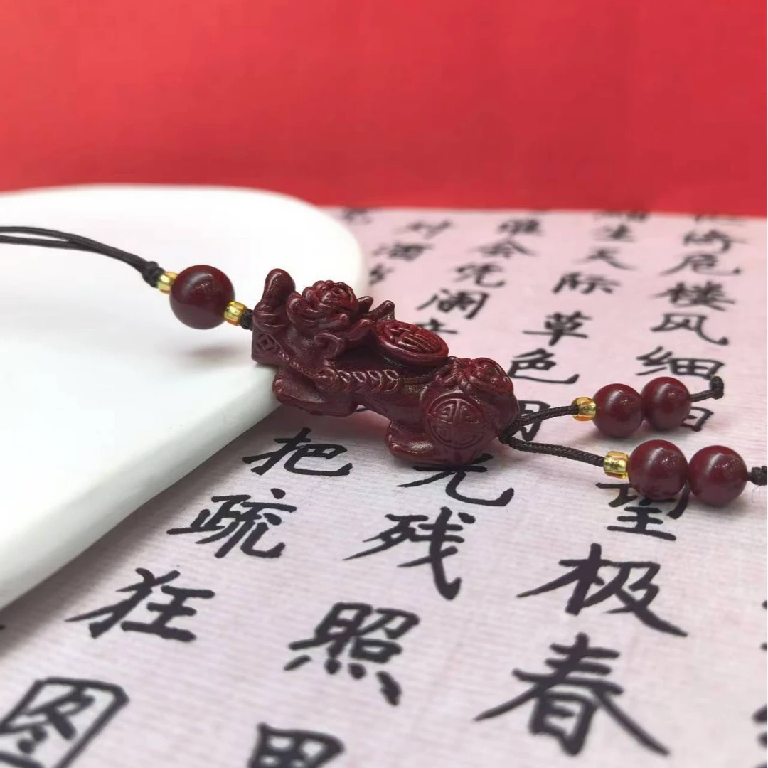 含辰砂工艺品紫金砂貔貅挂件