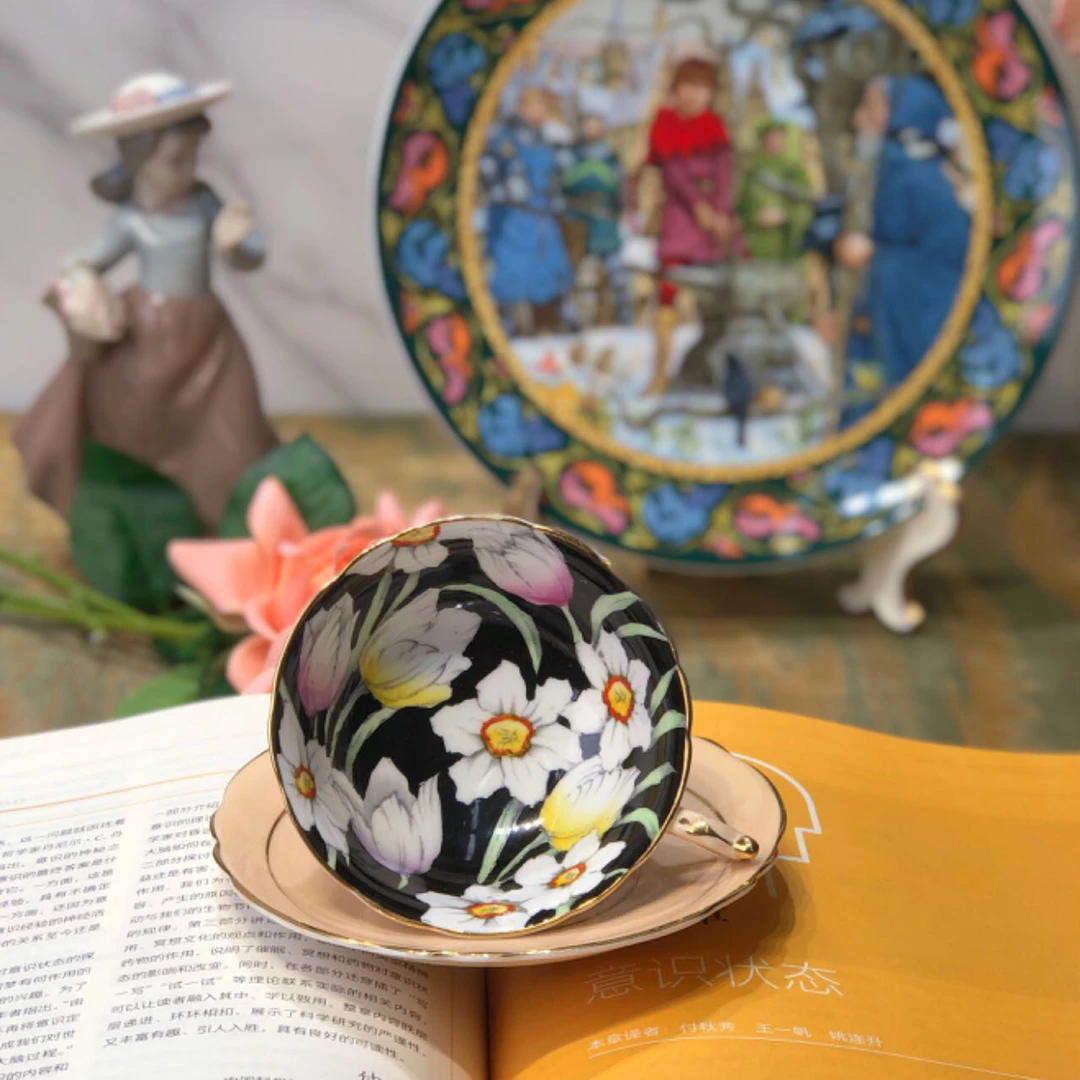 帕拉贡paragon 黑釉咖啡杯