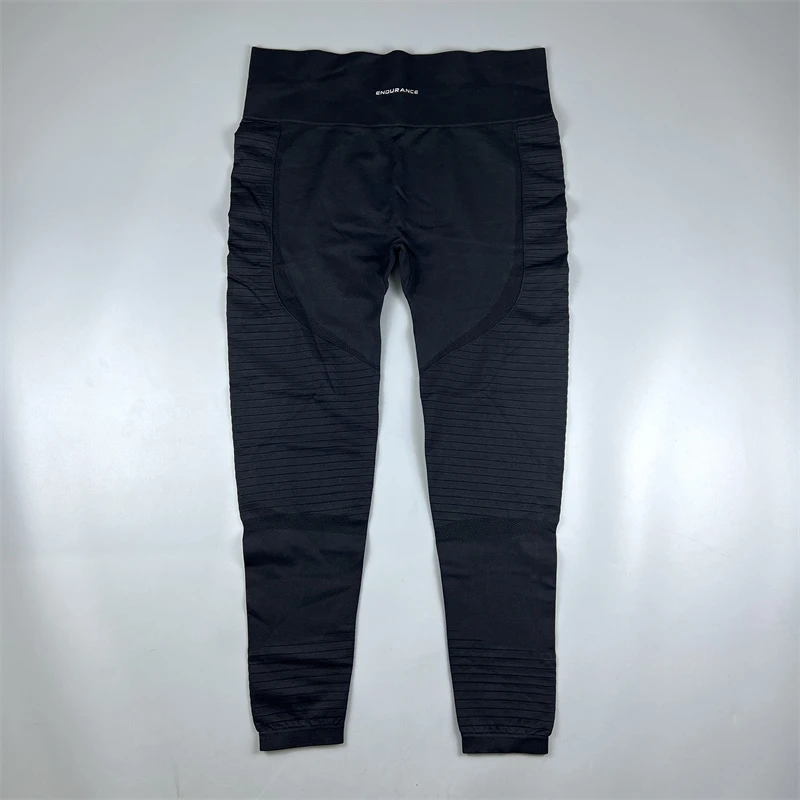 超级福利大码黑色显瘦九分裤女 速干透气跑步打底瑜伽健身裤