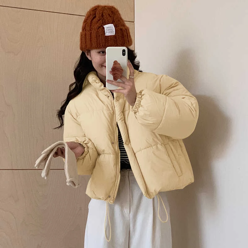 棉服女2024年新款短款棉袄冬季爆款棉衣宽松外套小个子面包服