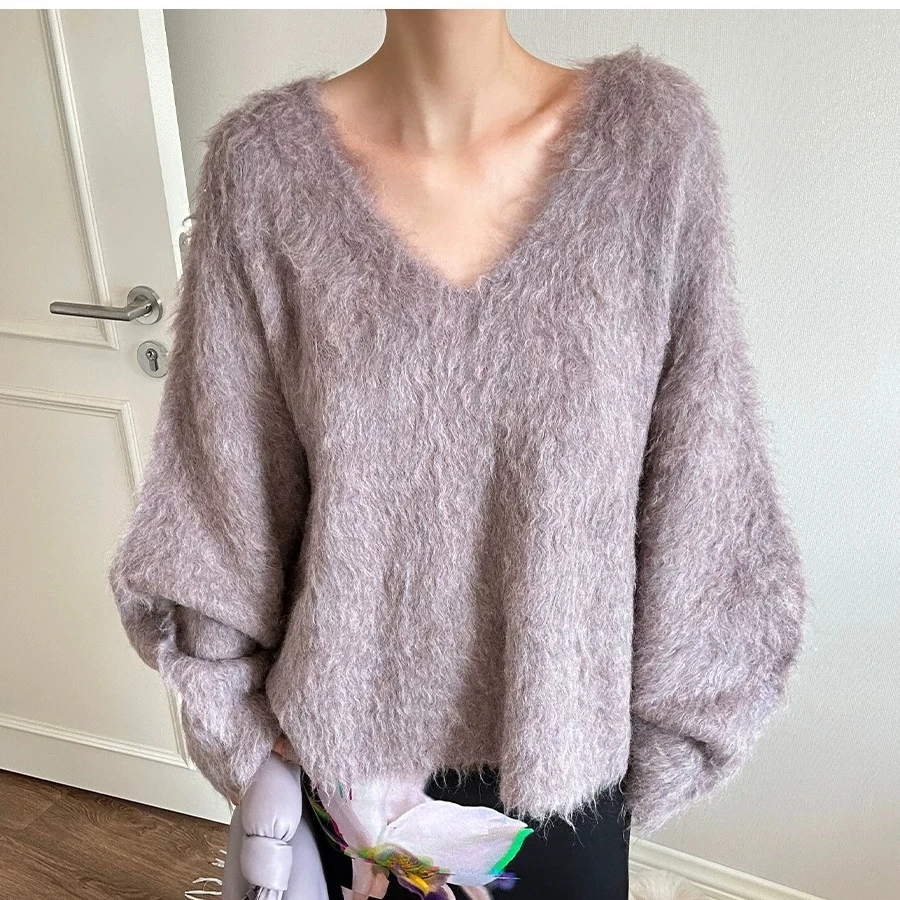 roderic wong  24秋冬v领摇粒绒套衫  19060