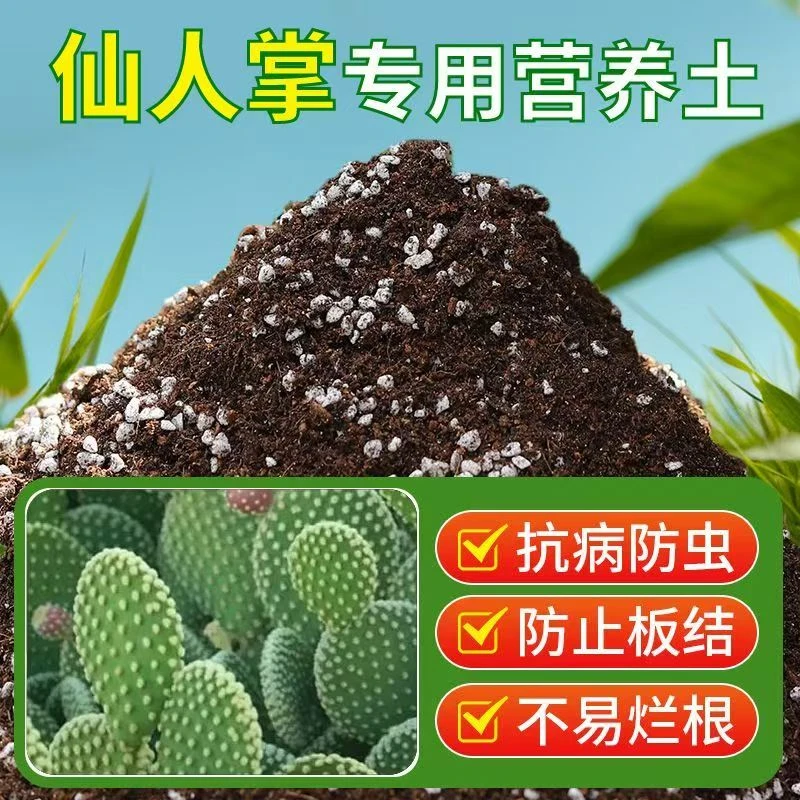 仙人掌专用土营养土家用盆栽绿植通用种植土壤有机疏松透气养花土