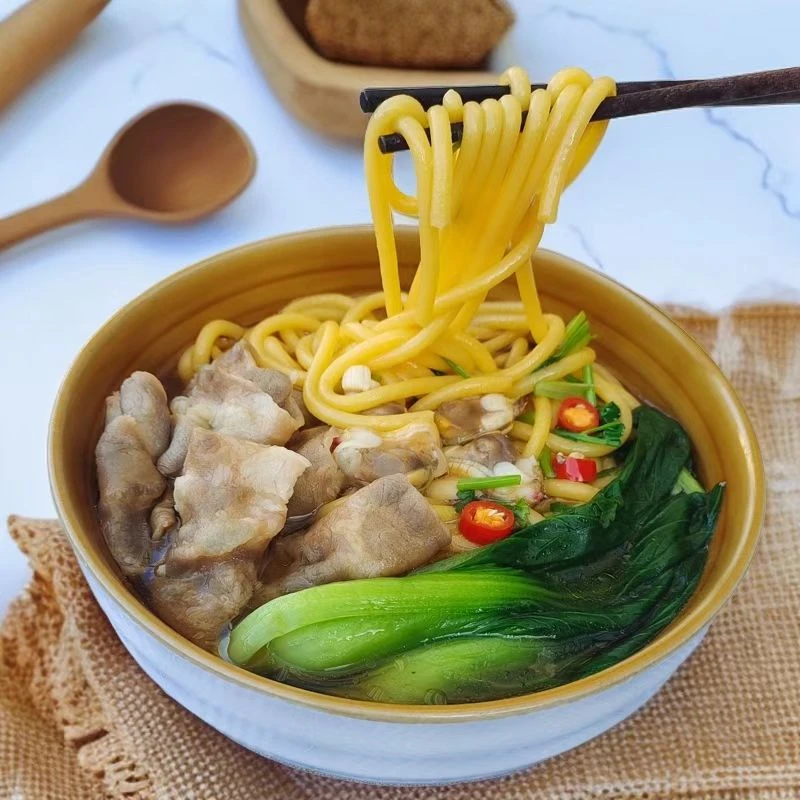 丹东玉米馇子条玉米鲜面条丹东叉子酸汤面条纯玉米手工制作