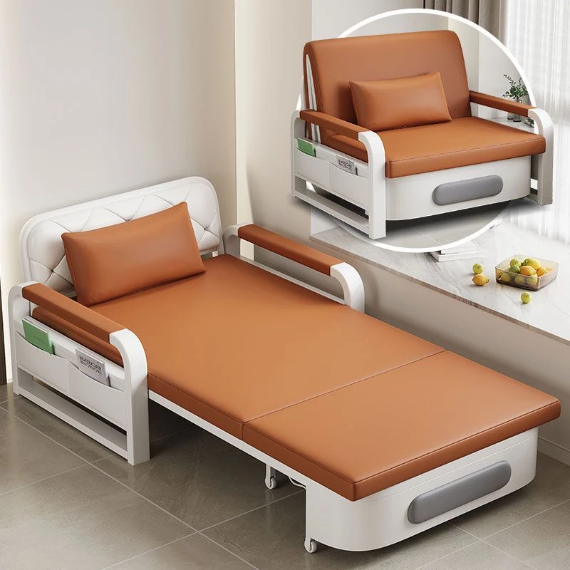 单人沙发床折叠两用2024年新款客厅折叠床小户型阳台多功能伸缩床