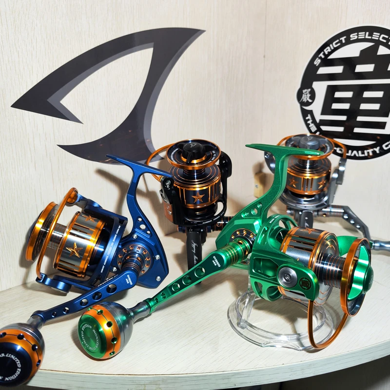 JM 2023新款7000XH/10000S纺车轮深海海钓披扒杆金枪 水面系船钓