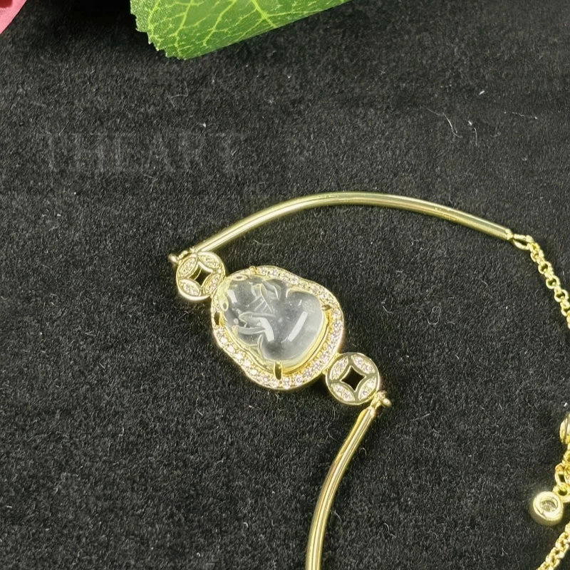 铜合金手镯 金色贵气小貔貅手镯 招米米系列 0100