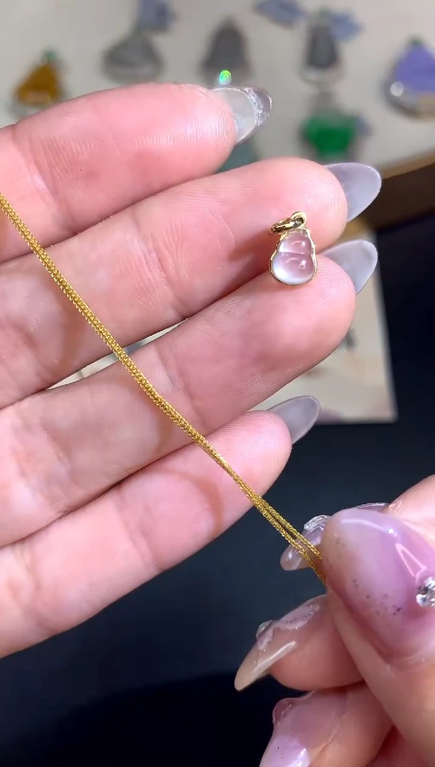 【闪购商品】翡翠项链|18K金镶嵌团购多样性发其一|650