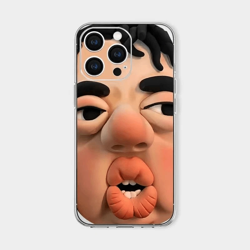 搞怪小丑送朋友适用苹果17promax手机壳14/13小众创意个性ins巨丑