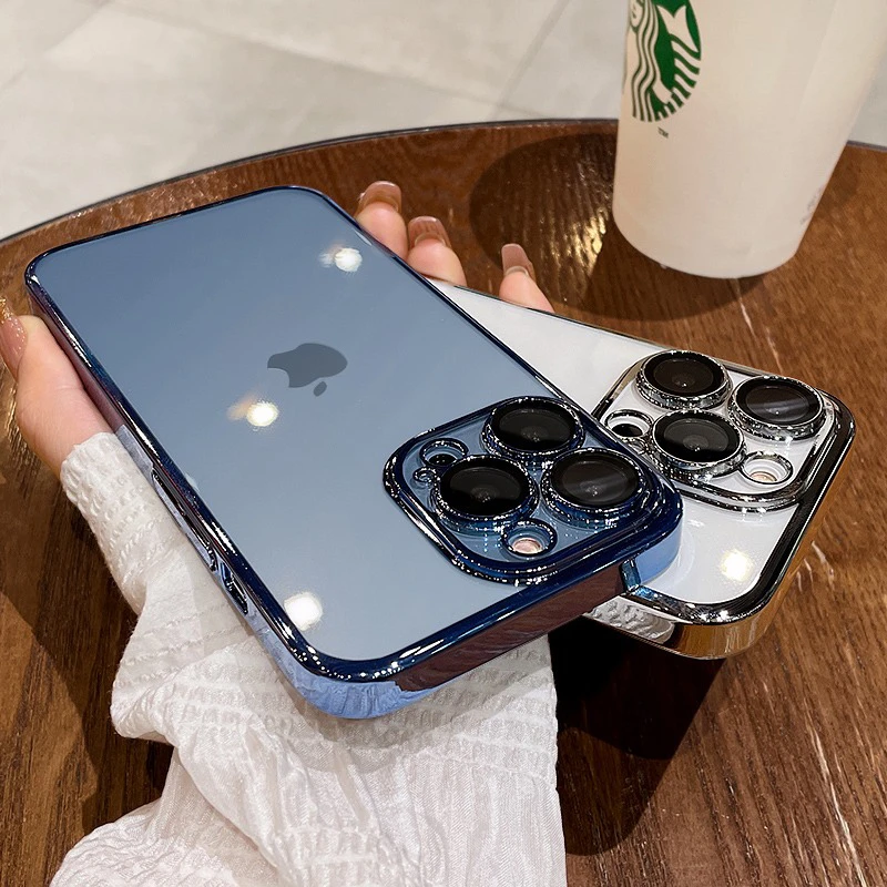 适用苹果14自带镜头膜Promax手机壳iphone14透明13Proplu16ProMax