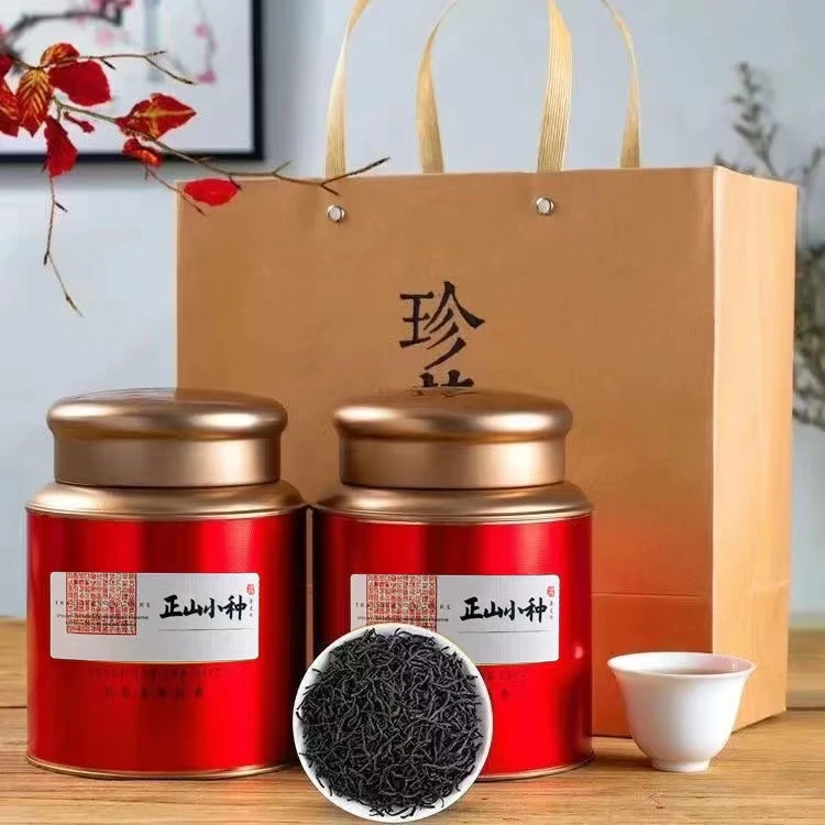 送礼甄选正宗红茶叶正山小种礼盒装蜜香型送礼品袋罐装原产武夷山
