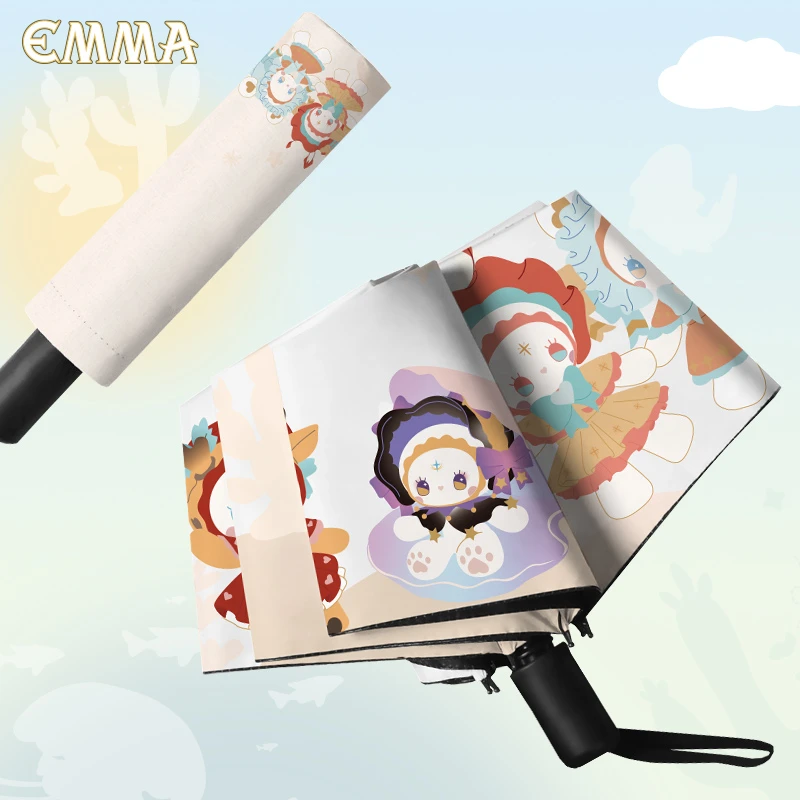 茶会典藏雨伞·周边|EMMA秘境森林可爱折叠便携遮阳自动晴雨伞